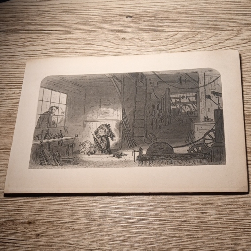 "Visitors at the Works" by Hablot Knight Browne